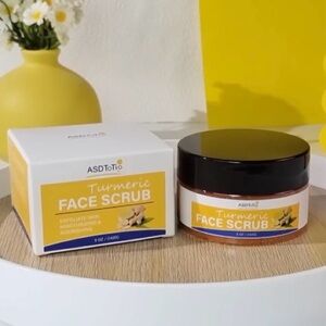 ASDTOTio Turmeric Scrub - for Face & Body with Vitamin C to Cleanse & Hydrate